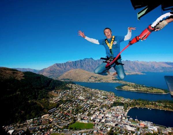 Bungy Jumping Bungy in Queenstown is a 'must-do' activity for the brothers.